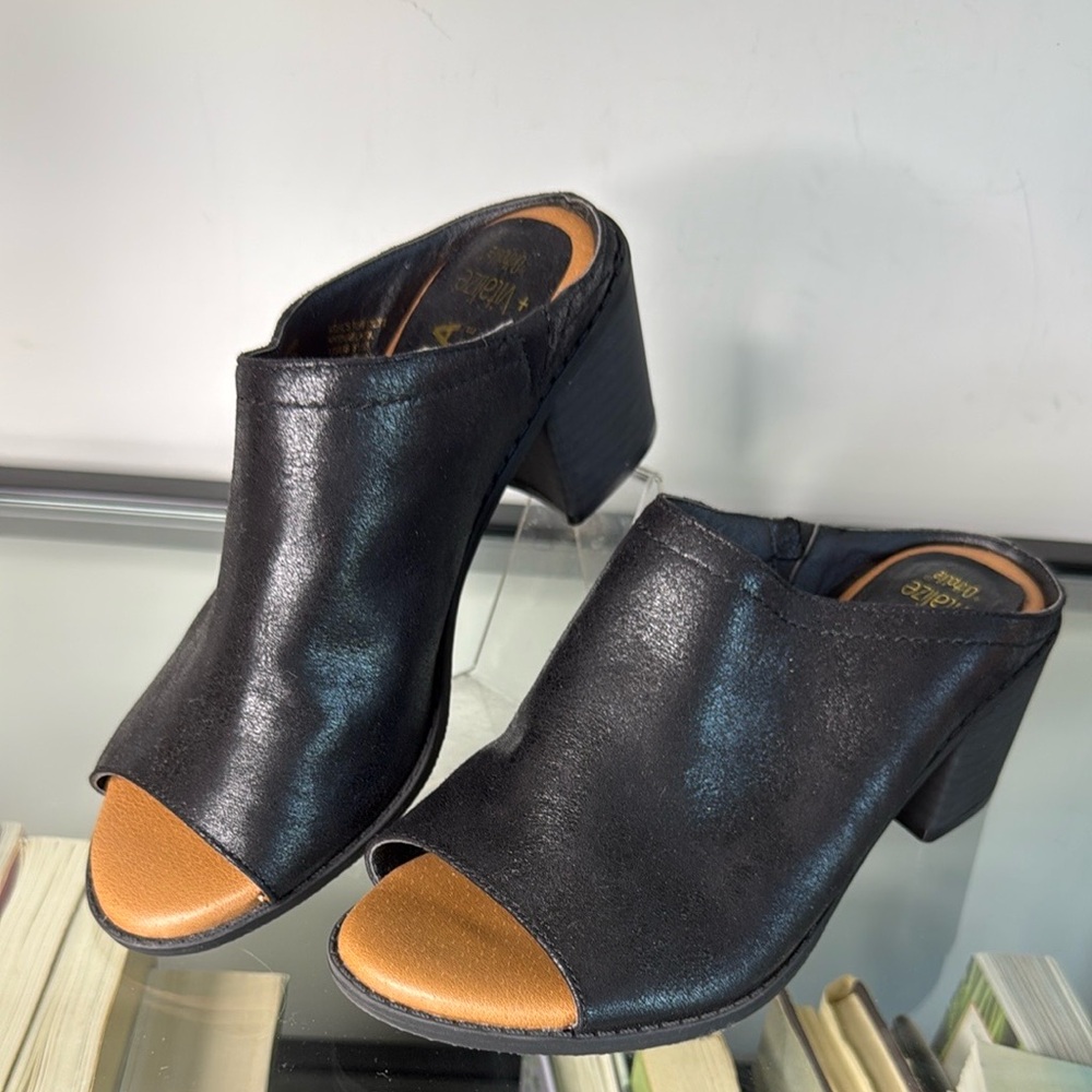 Like New Sonoma Ortholite Black Mules Slides sandals